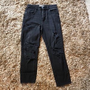 Black pacsun mom jeans